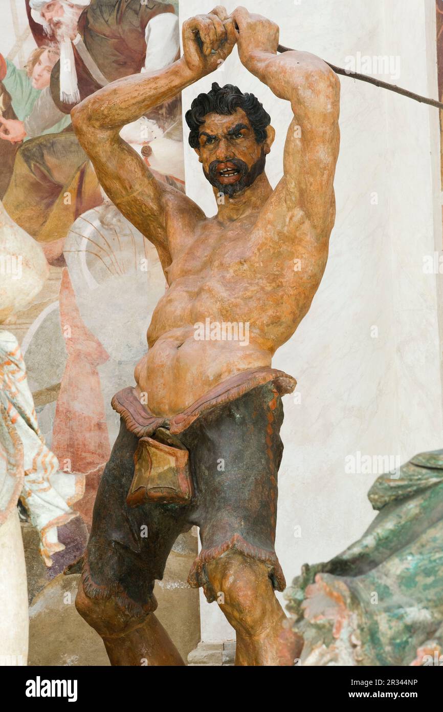 Die Geißel Jesu, Sacro Monte di Varese Stockfoto