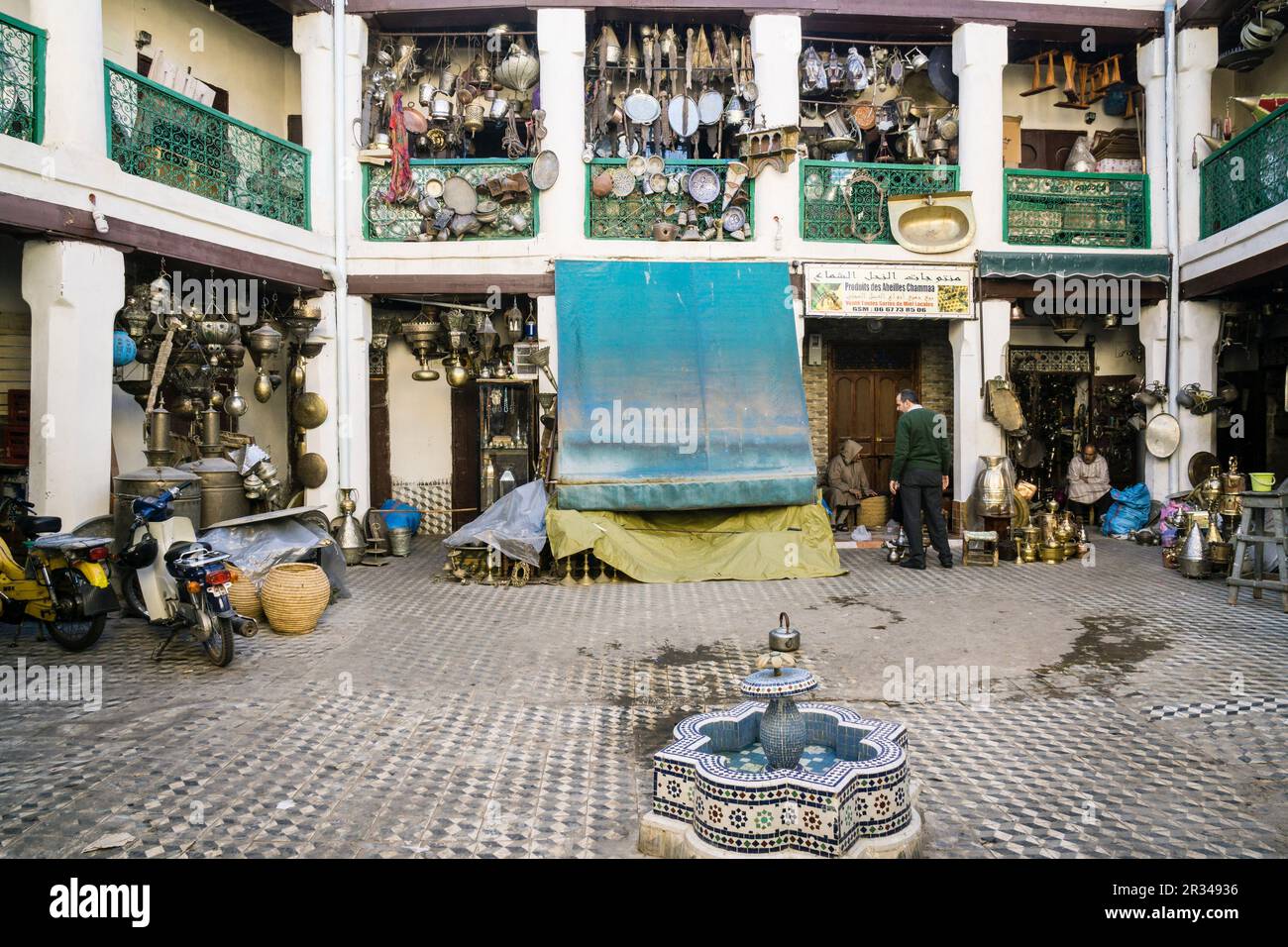 Zoco de Marrakech, Marruecos, Norte de Afrika, continente Africano. Stockfoto