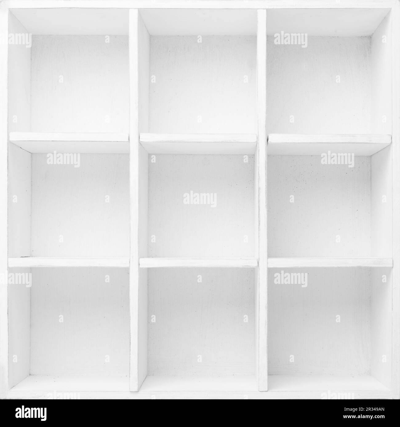 Leere Regale Stockfoto