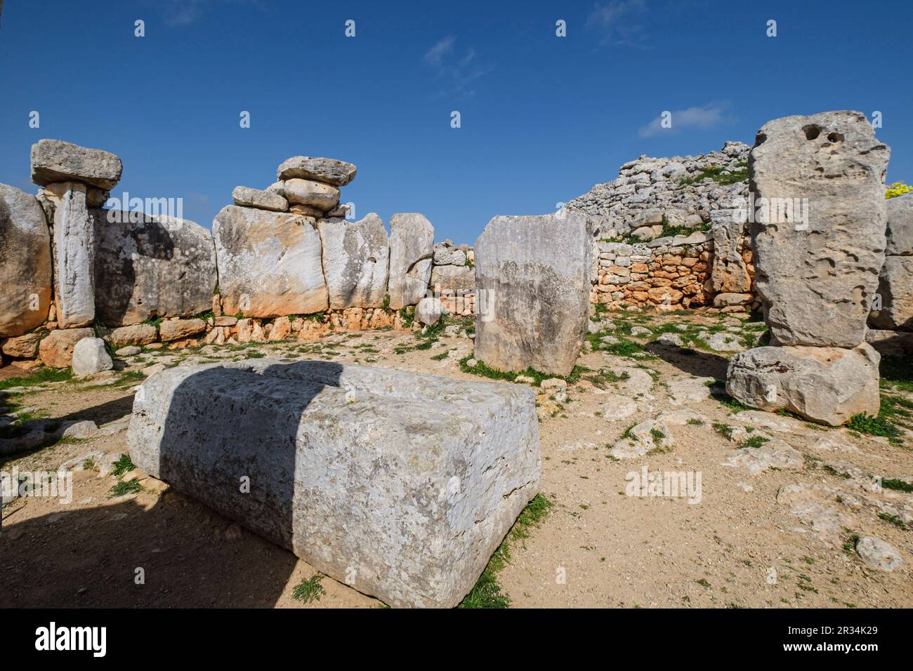 Torre d'en Galmés talayotisches Dorf, Alaior, Menorca, Balearen, Spanien. Stockfoto