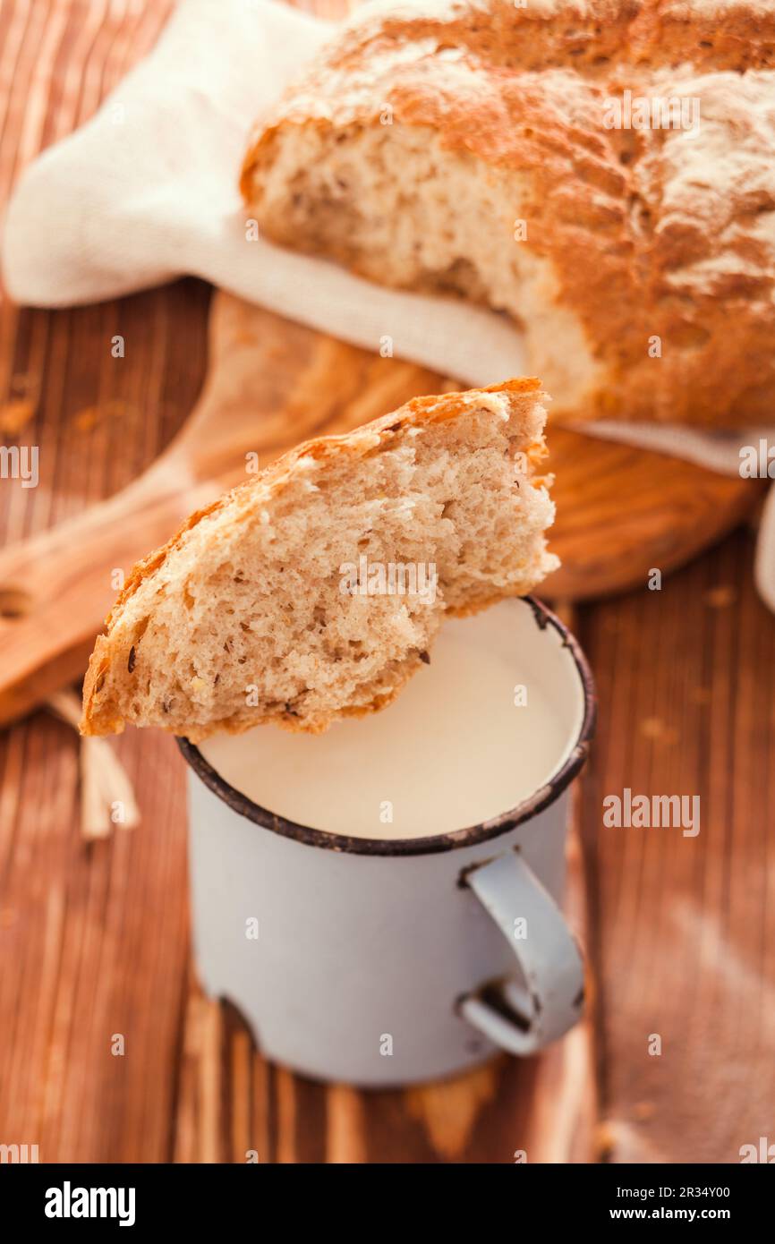 Rustikale Stillleben Morgen Stockfoto