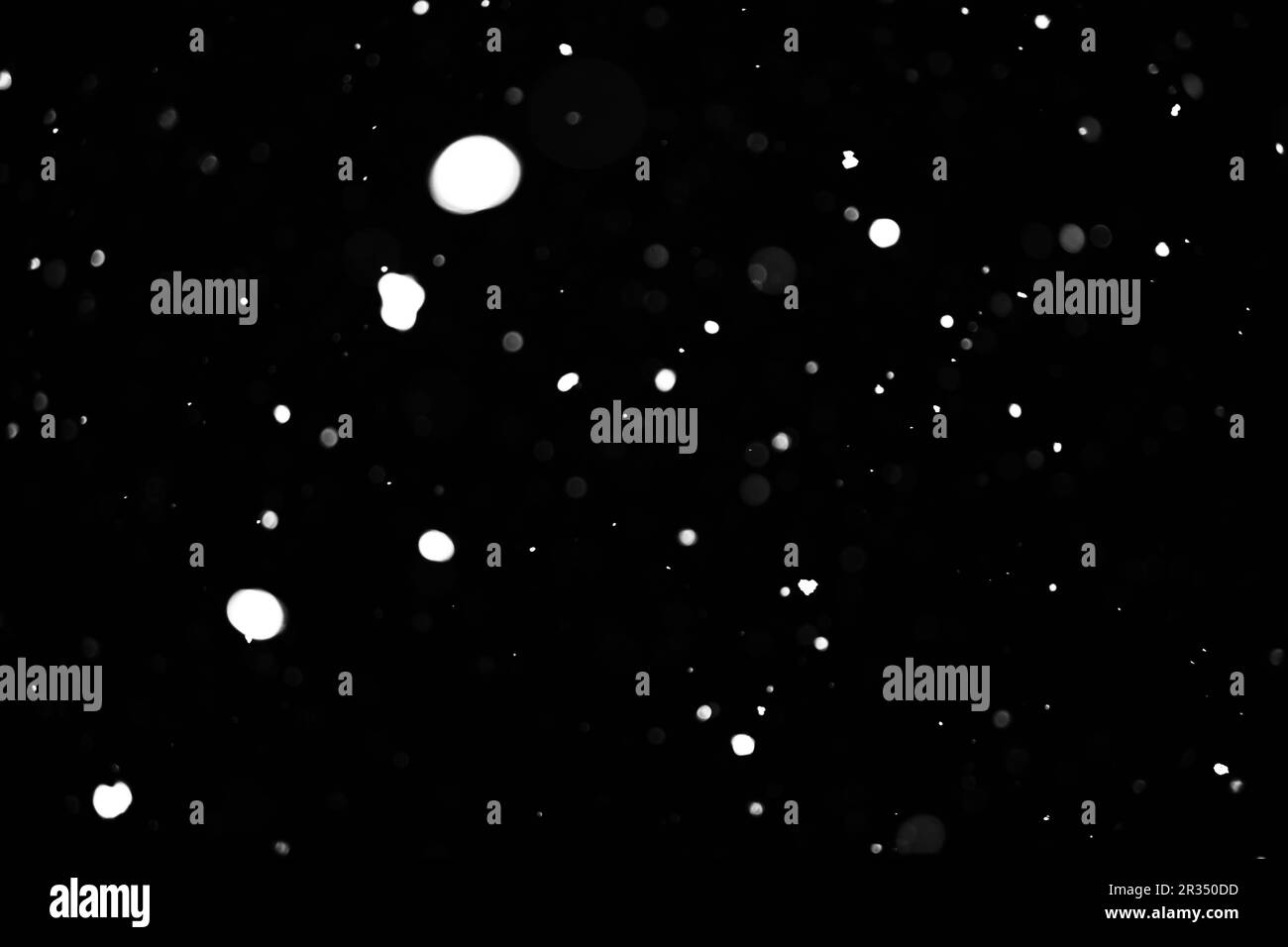 Schnee-Hintergrund Stockfoto