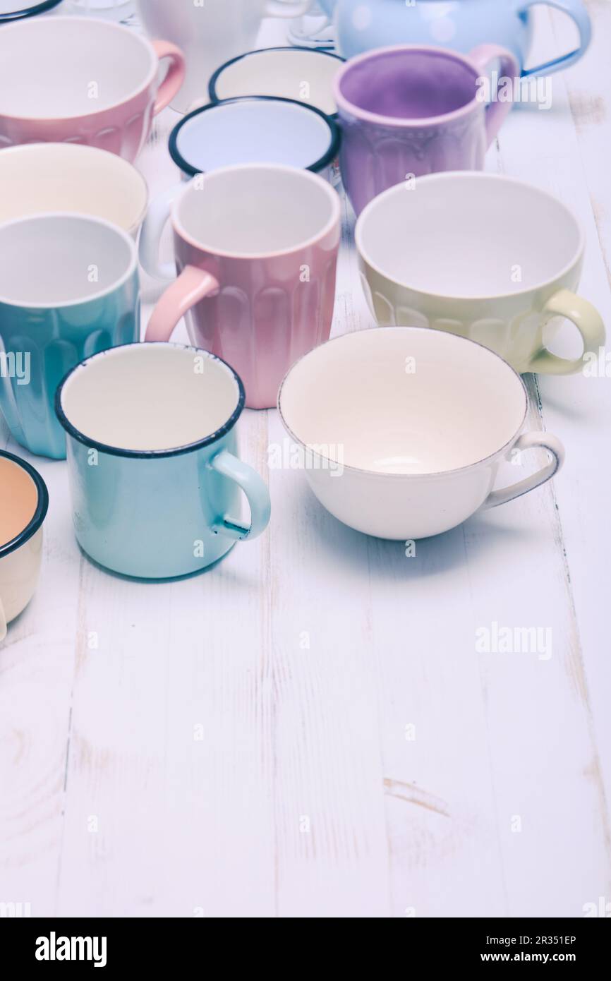 Die Tassen Stockfoto