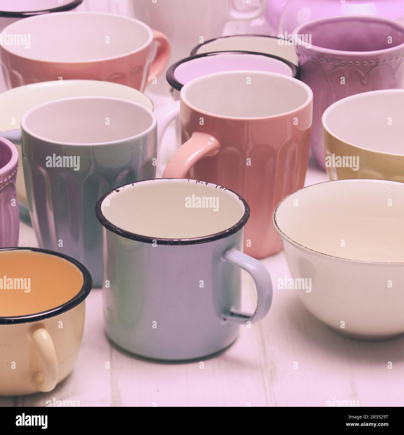 Die Tassen Stockfoto