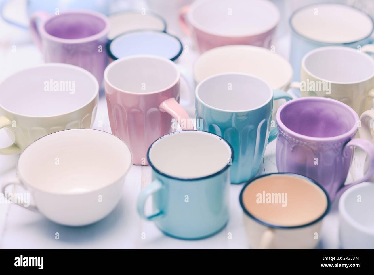 Die Tassen Stockfoto