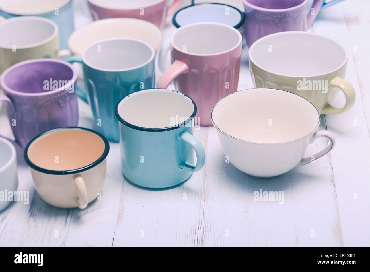 Die Tassen Stockfoto