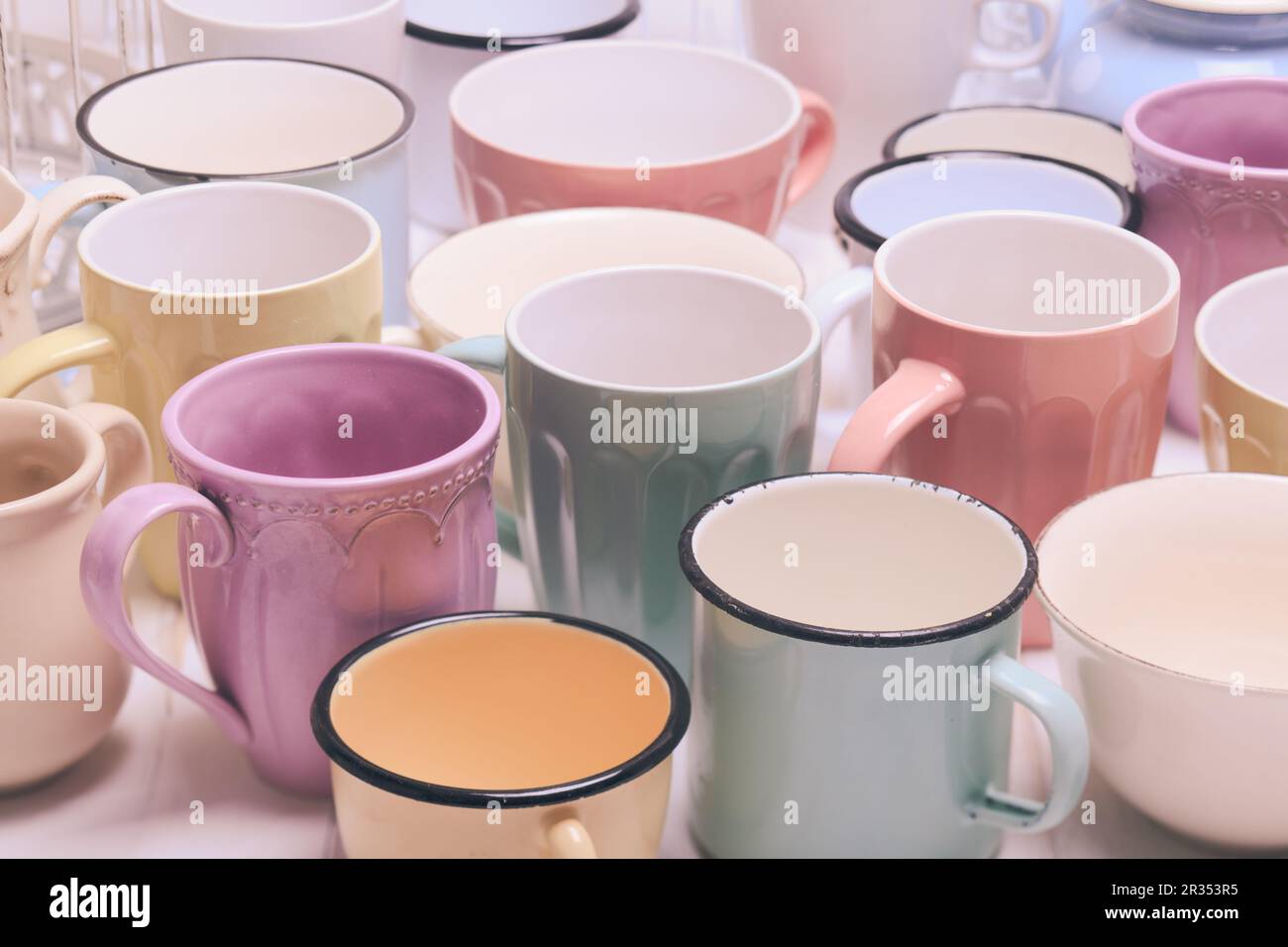 Die Tassen Stockfoto