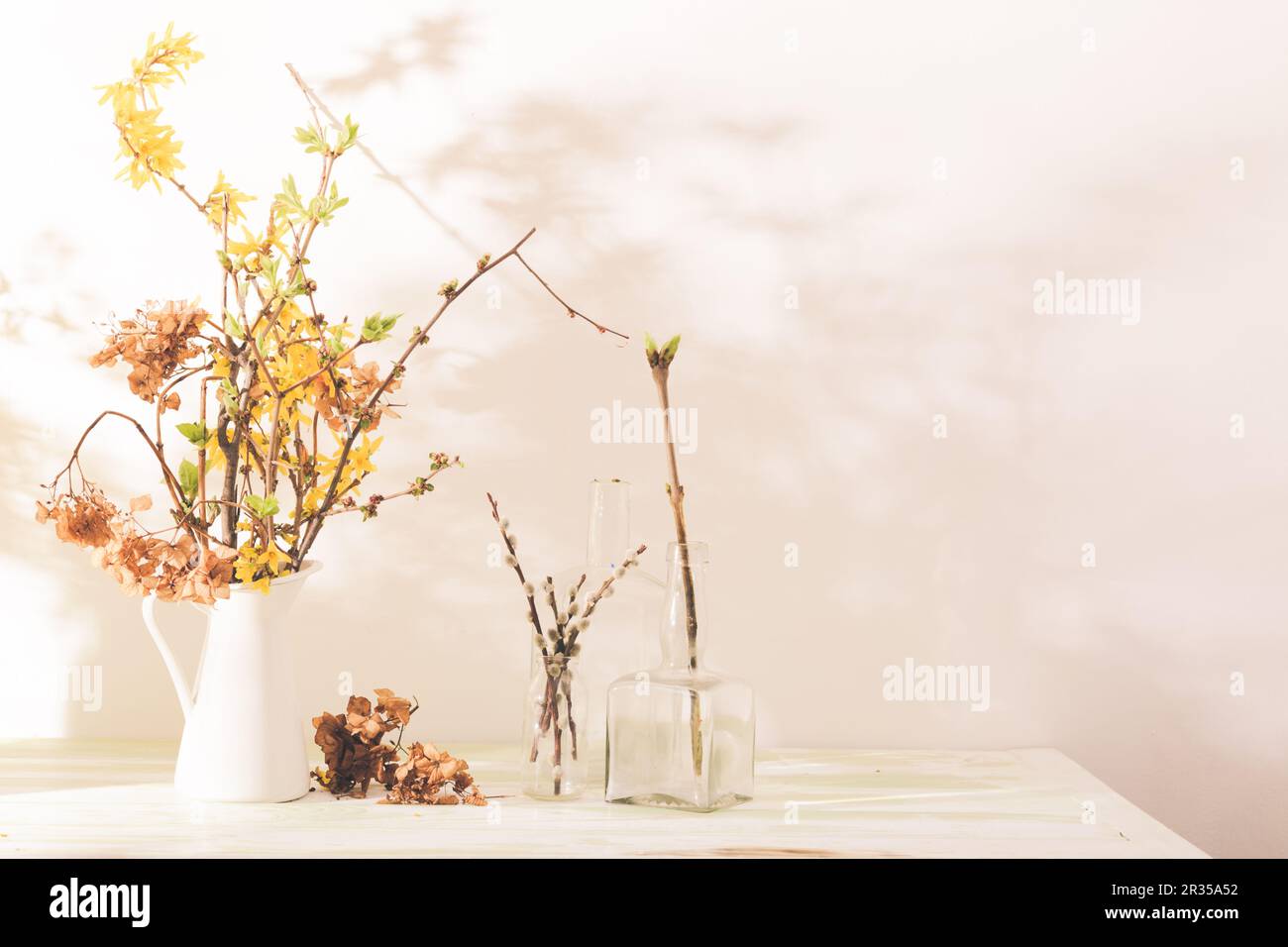 Altes und neues Leben Stockfoto