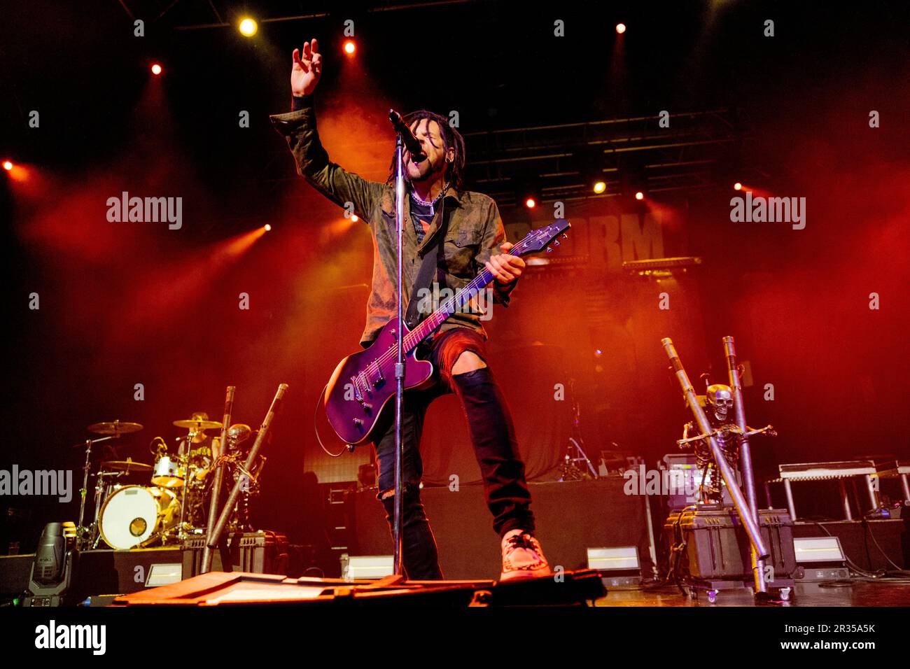 Italien 10. Mai 2023 Like A Storm - Eröffnung der Act Skillet - live im Alcatraz Club Milano © Andrea Ripamonti / Alamy Stockfoto