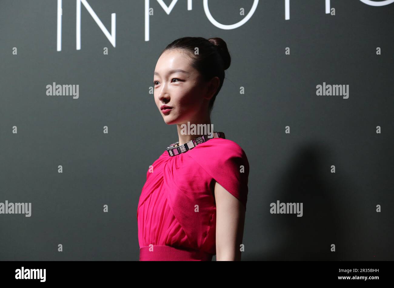 Cannes, Frankreich, 21. Mai 2023. Zhou Dongyu wird beim Kering Women in Motion Award anlässlich des Filmfestivals 76. in Cannes, Frankreich, ausgezeichnet. Kredit: Doreen Kennedy/Alamy Live News. Stockfoto