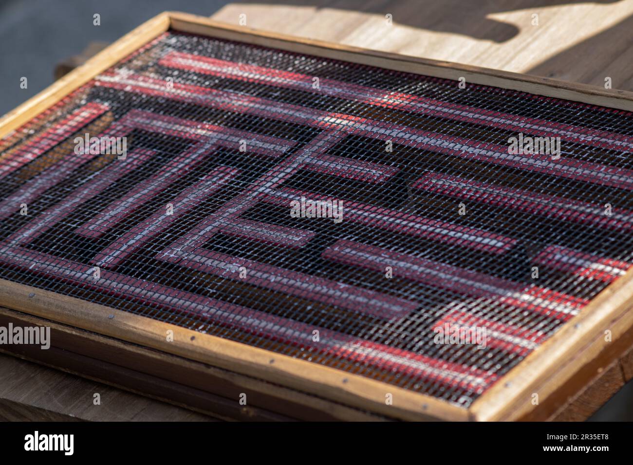 Traditionelle römische Spiele für Freizeit. Alte Spielchen. Analoge Spiele aus der Römerzeit. Stockfoto