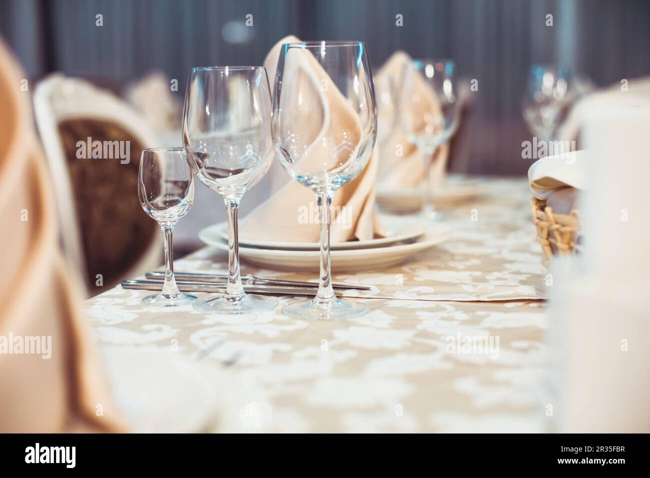 Das Restaurant mit Stockfoto