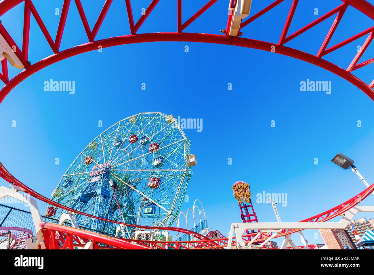 Lunapark in Coney Island, New York City Stockfoto