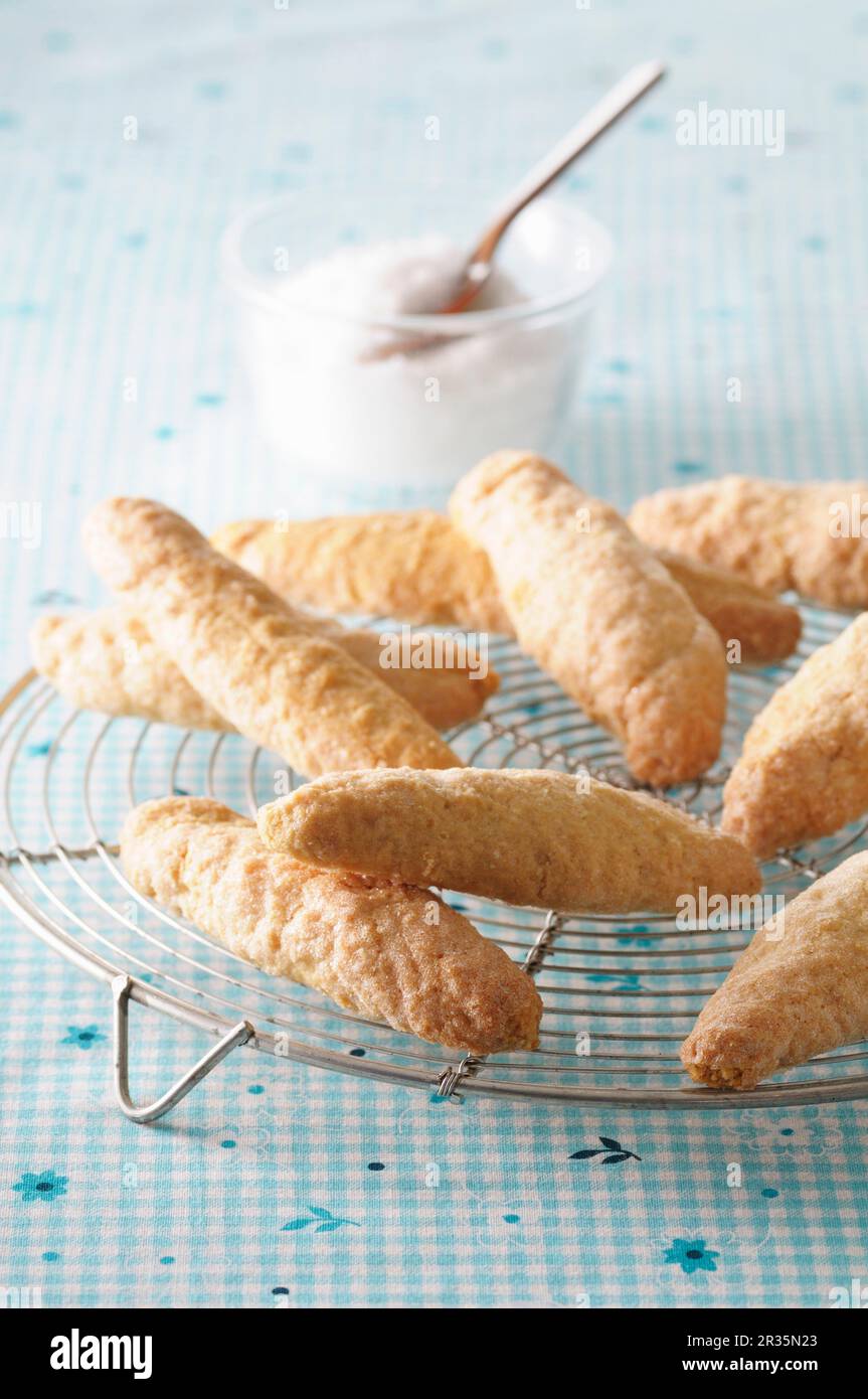 Zezettes De Sete (französisches Gebäck) Stockfoto