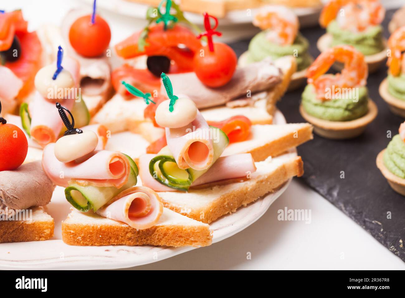 Sandwich-Snack-Mahlzeiten Stockfoto