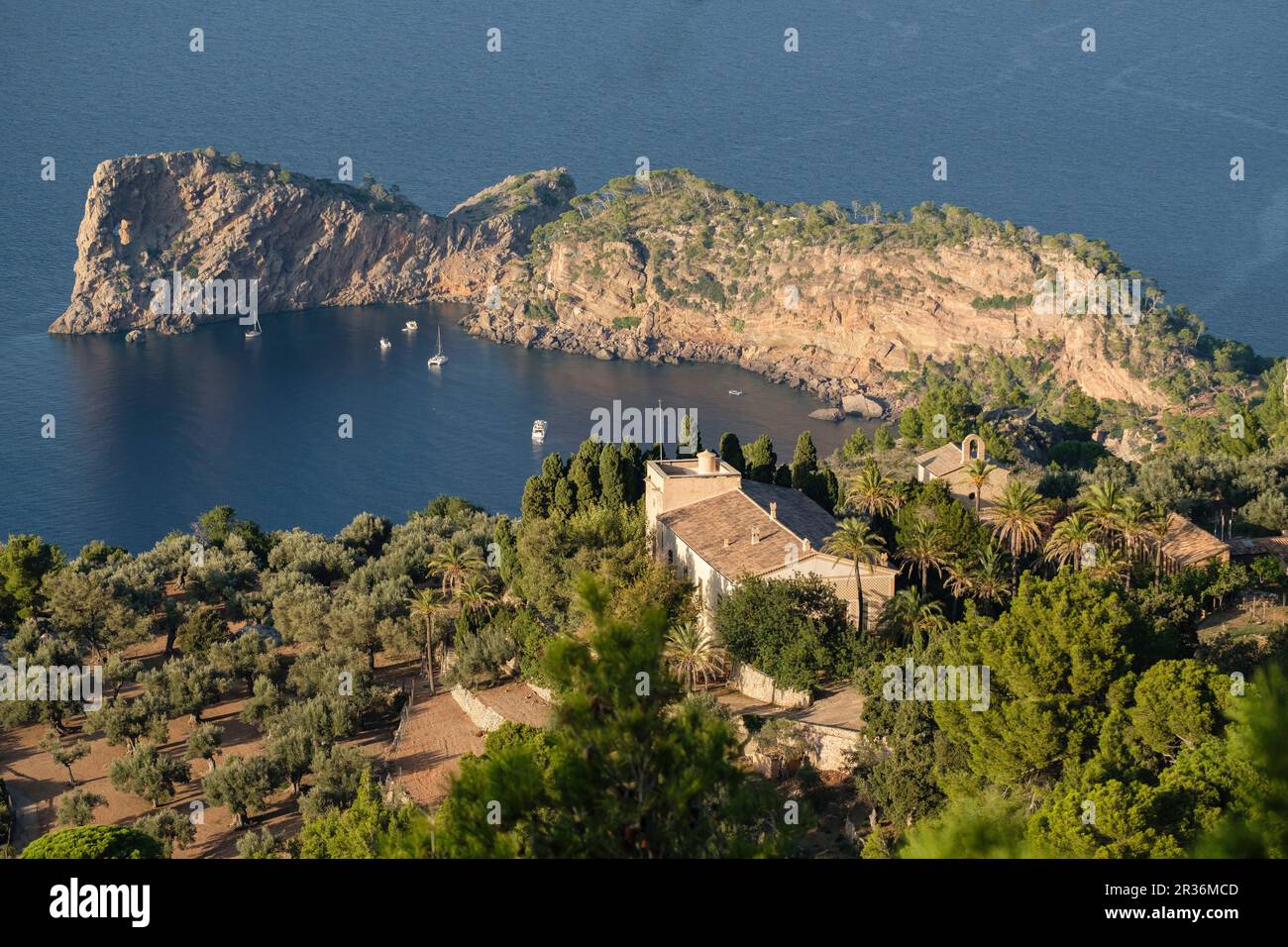 Sa Foradada, Finca de Miramar, Mallorca, Balearen, Spanien. Stockfoto