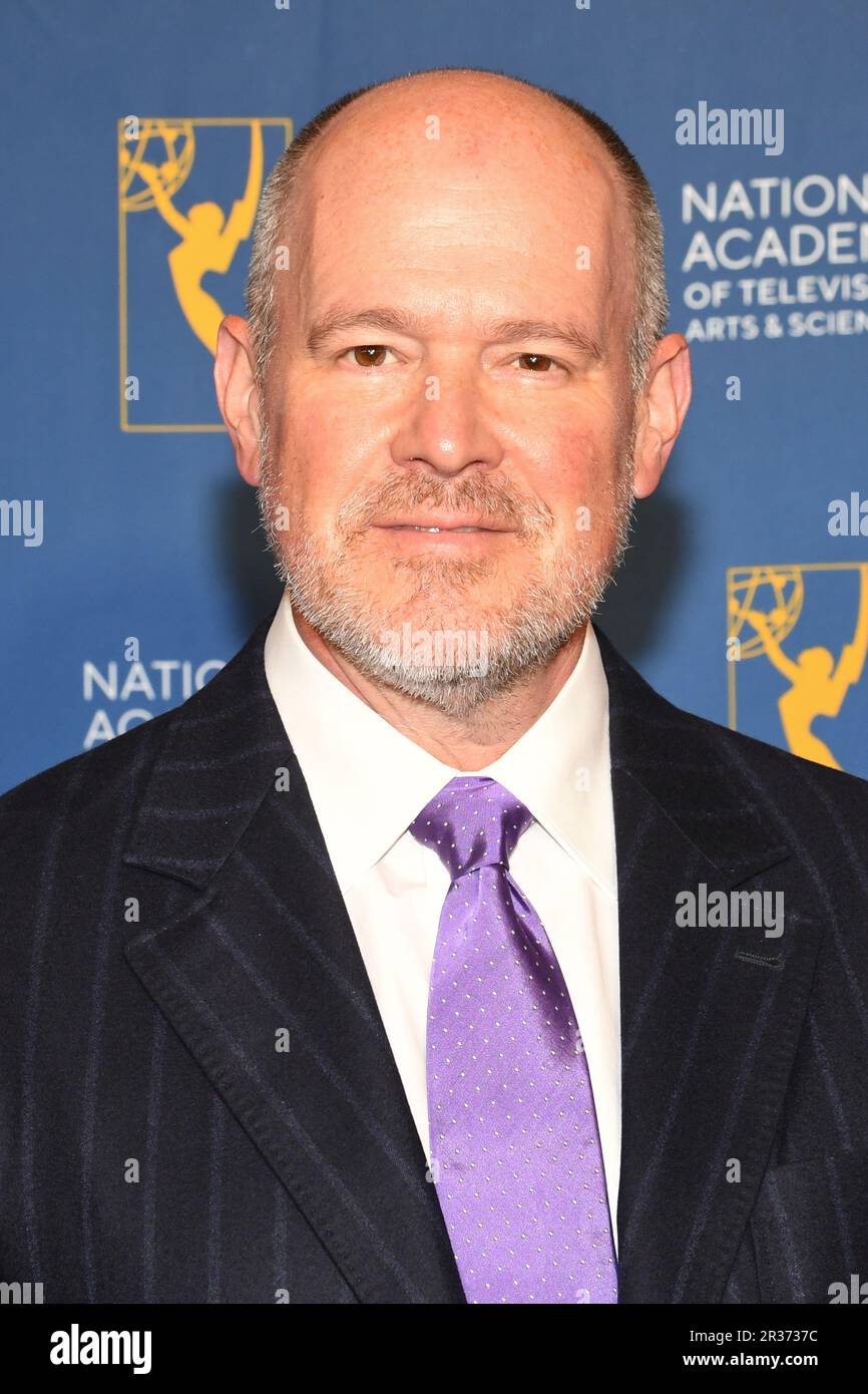 New York, USA. 22. Mai 2023. Rich Eisen läuft auf dem roten Teppich bei den jährlichen Sports Emmy Awards 44., die am 22. Mai 2023 im Lincoln Center in der Frederick P. Rose Hall in New York, NY, stattfinden. (Foto: Efren Landaos/Sipa USA) Guthaben: SIPA USA/Alamy Live News Stockfoto