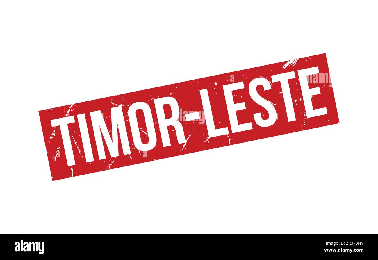 Timor-Leste Gummistempelvektor Stock Vektor