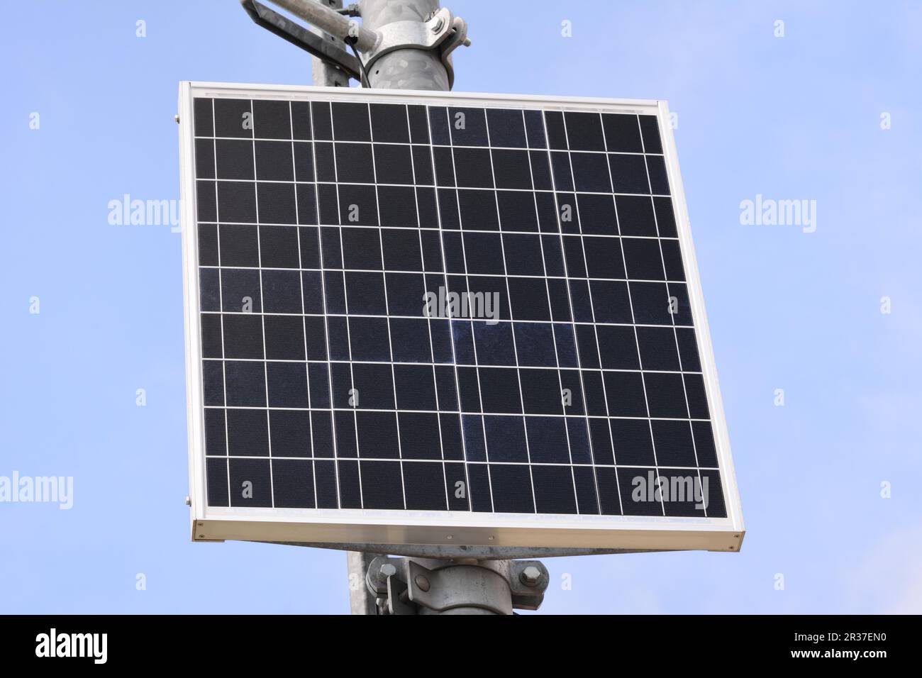 Solar-Panel für alternative Energiegewinnung Stockfoto