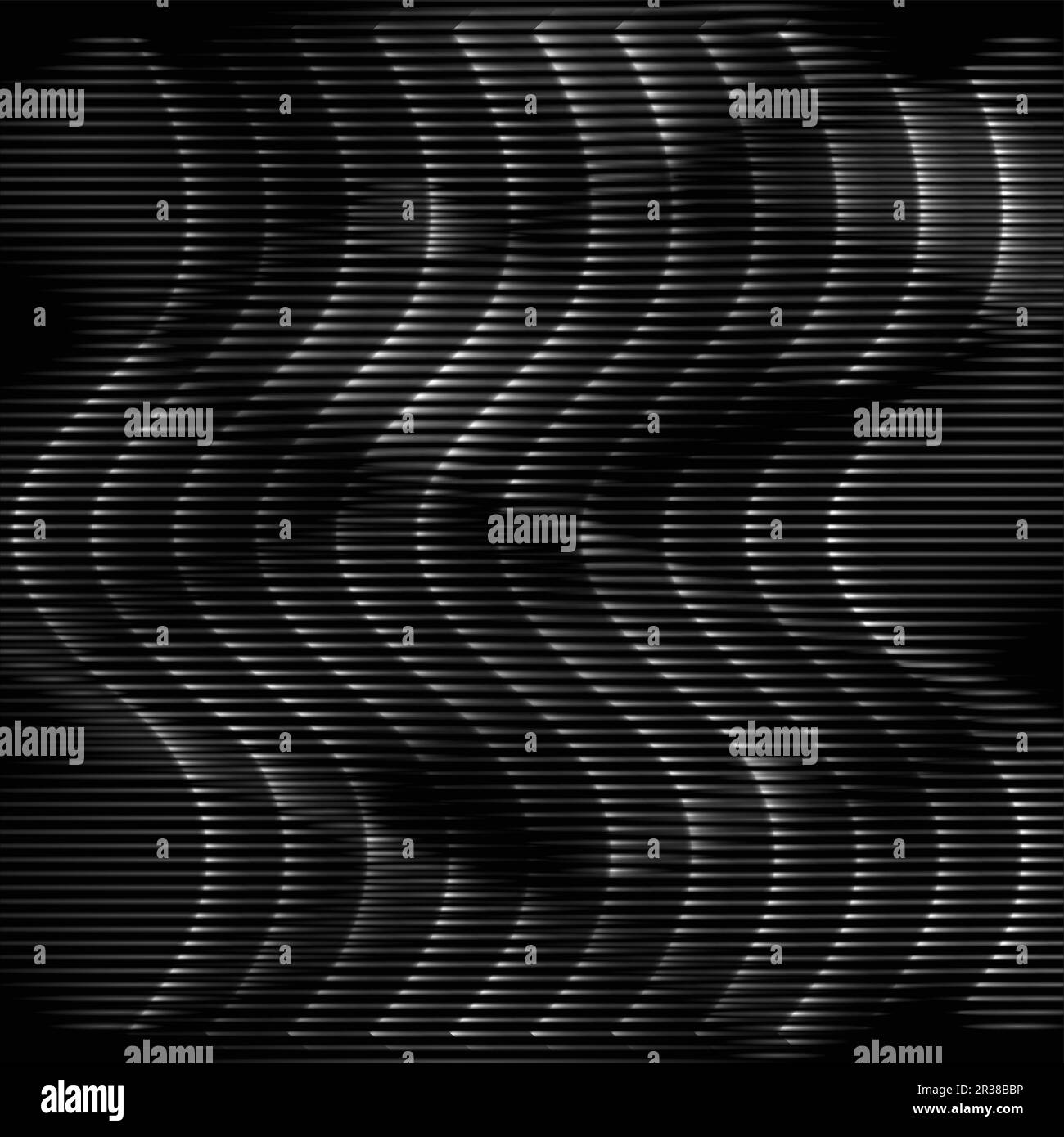 Einfache Linien, grauer Wellenhintergrund Stock Vektor