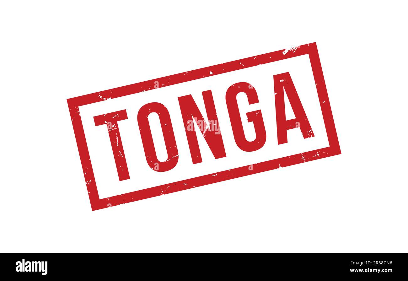 Tonga-Gummistempel Dichtungsvektor Stock Vektor