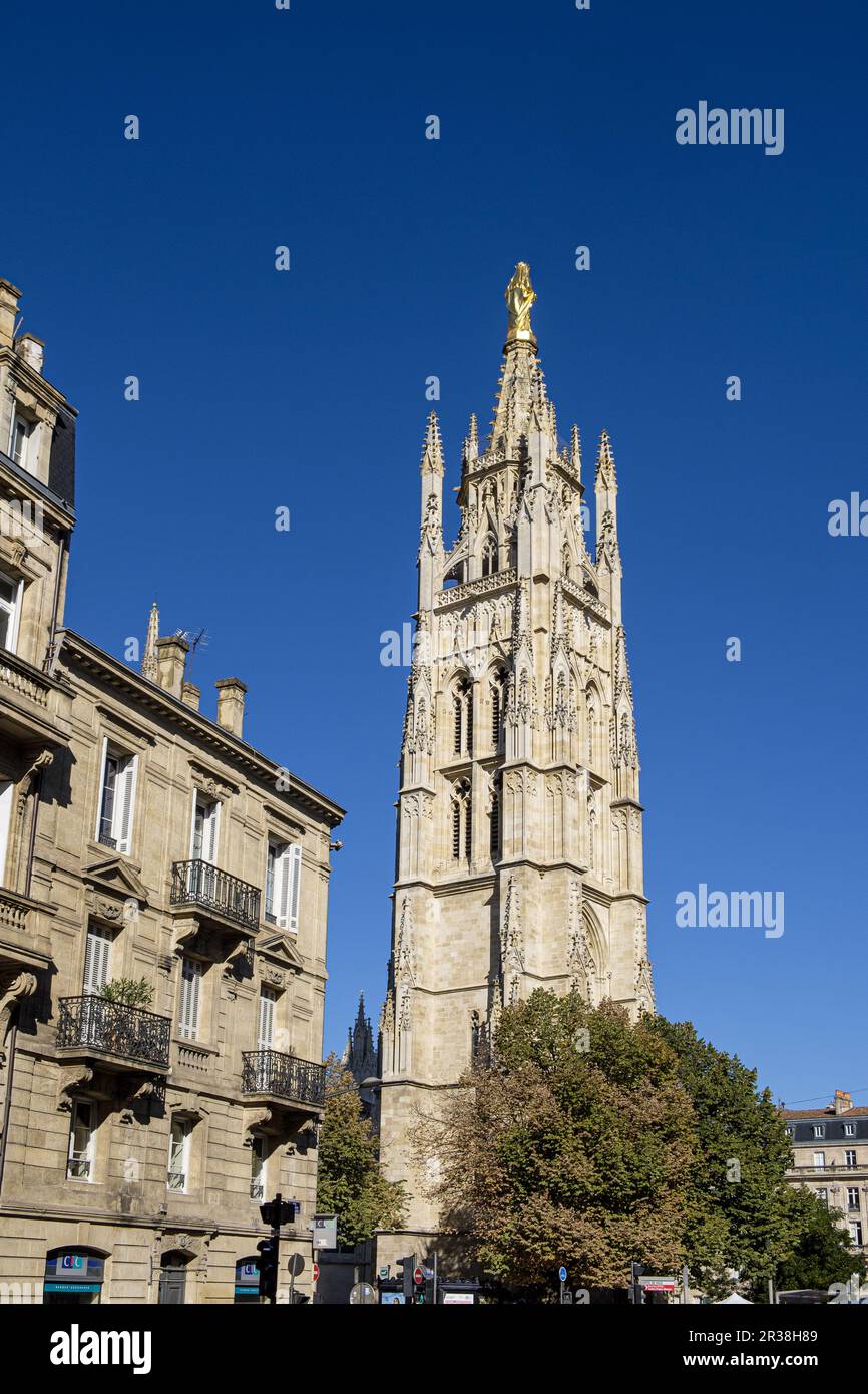 FRANKREICH. GIRONDE (33). BORDEAUX. DER PEY-BERLAND-TURM Stockfoto