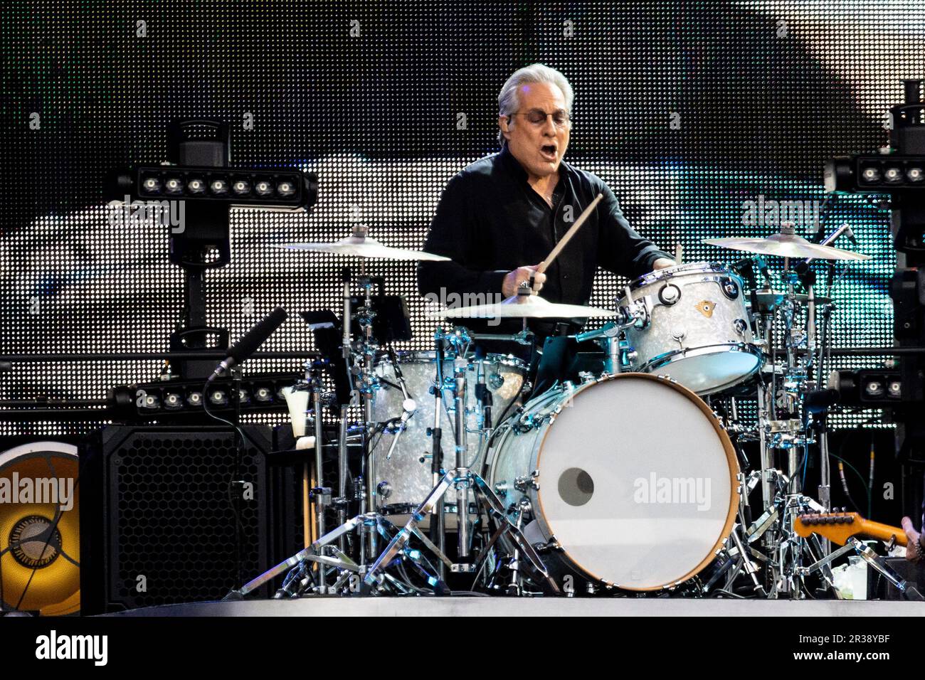 Rom, Italien. 21. Mai 2023. ROM, ITALIEN - 21. MAI: Max Weinberg tritt am 21. Mai 2023 mit Bruce Springsteen und der E Street Band im Circo Massimo Rome in Rom auf. (Foto: Roberto Finizio/NurPhoto) Kredit: NurPhoto SRL/Alamy Live News Stockfoto