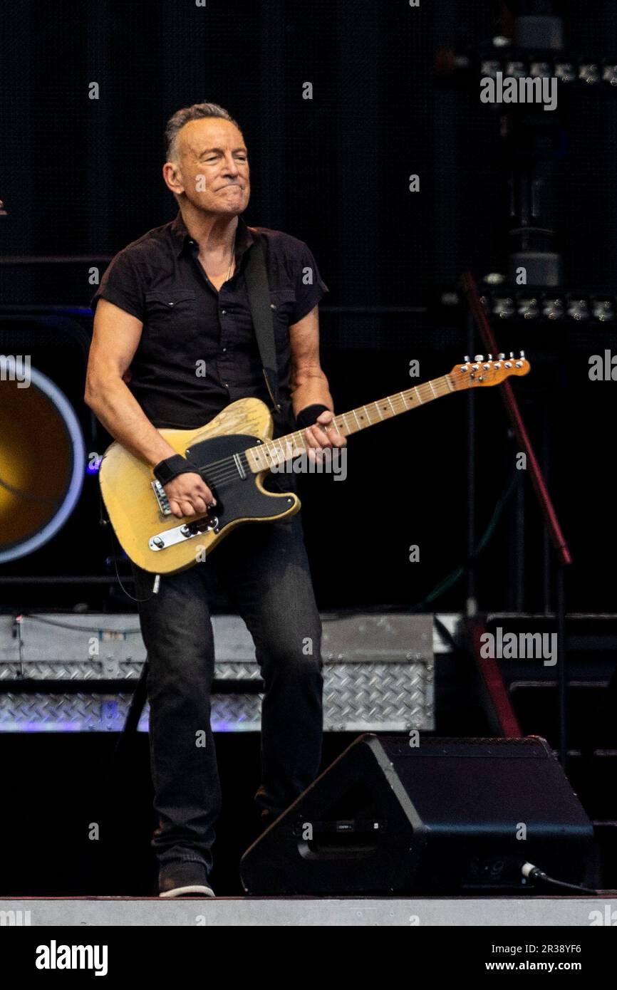 Rom, Italien. 21. Mai 2023. ROM, ITALIEN - 21. MAI: Bruce Springsteen und die E Street Band treten am 21. Mai 2023 im Circo Massimo Rome in Rom auf. (Foto: Roberto Finizio/NurPhoto) Kredit: NurPhoto SRL/Alamy Live News Stockfoto