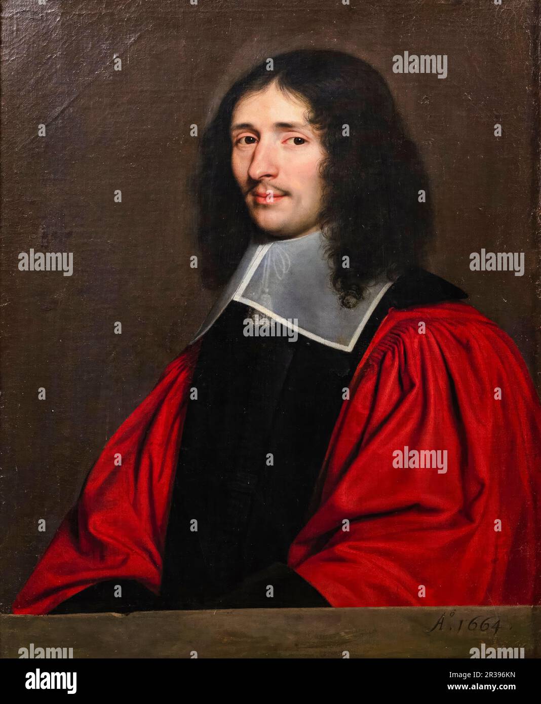 Jérôme Bignon (1589-1656), französischer Rechtsanwalt, Porträtmalerei von Philippe de Champaigne, 1664 Stockfoto