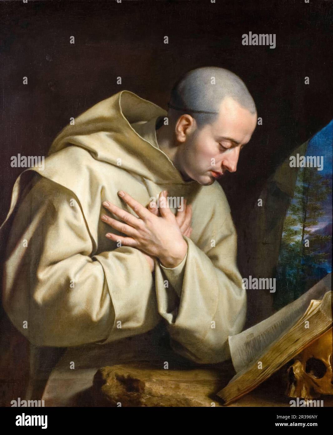 Philippe de Champaigne, Saint Bruno, Porträtgemälde 1655 Stockfoto