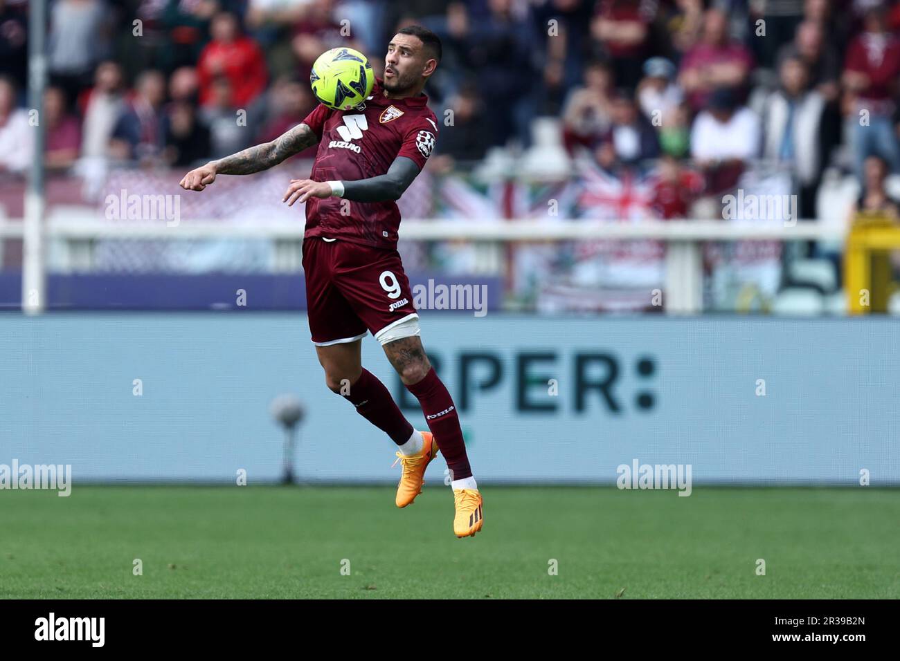 Antonio Sanabria vom Turin FC in Aktion während des Fußballspiels der