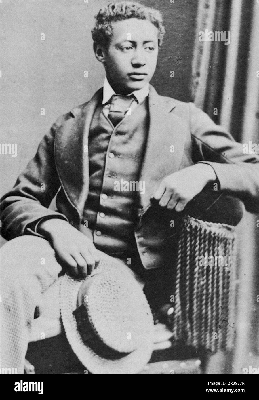 Prinz Alamayou in Westernkleidung Stockfoto