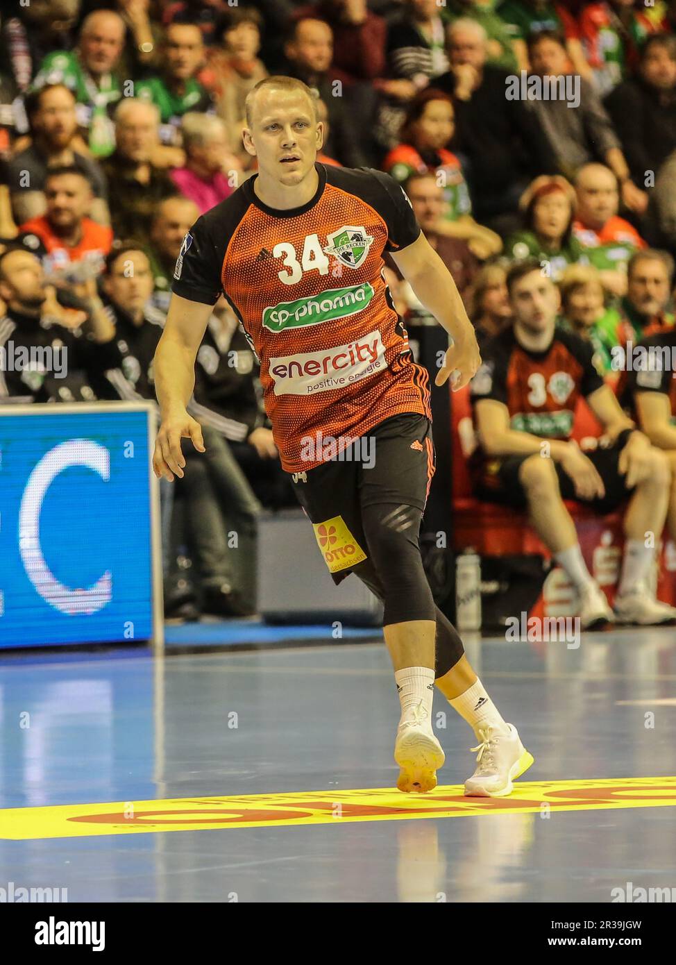 Morten Olsen (TSV Hannover-Burgdorf) Liqui Moly HBL, Handball-Bundesliga Saison 2019-20 Stockfoto