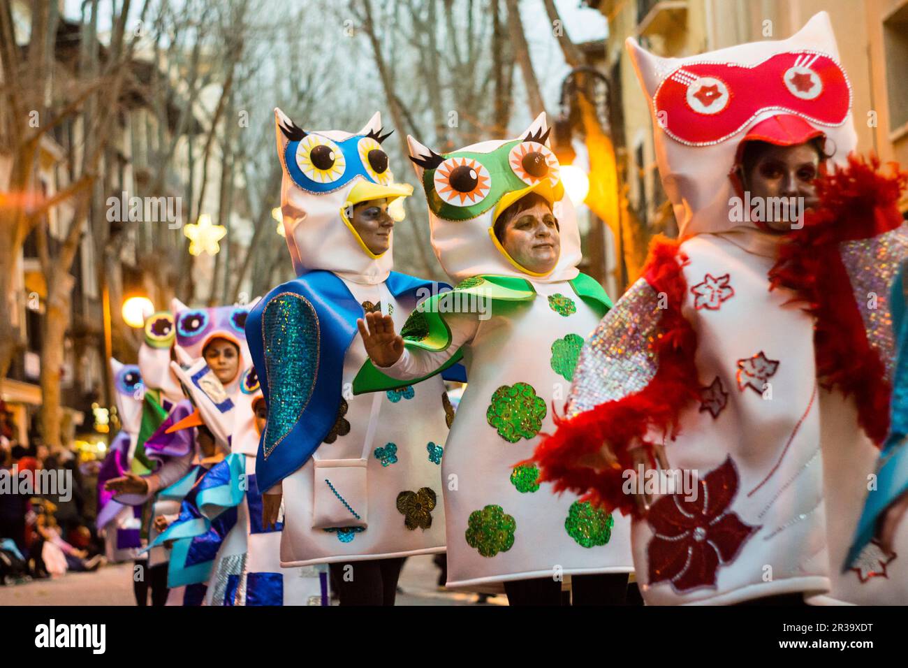 Sa Rua, Carnaval de Palma, Palma de Mallorca, Mallorca, Balearen, Spanien. Stockfoto