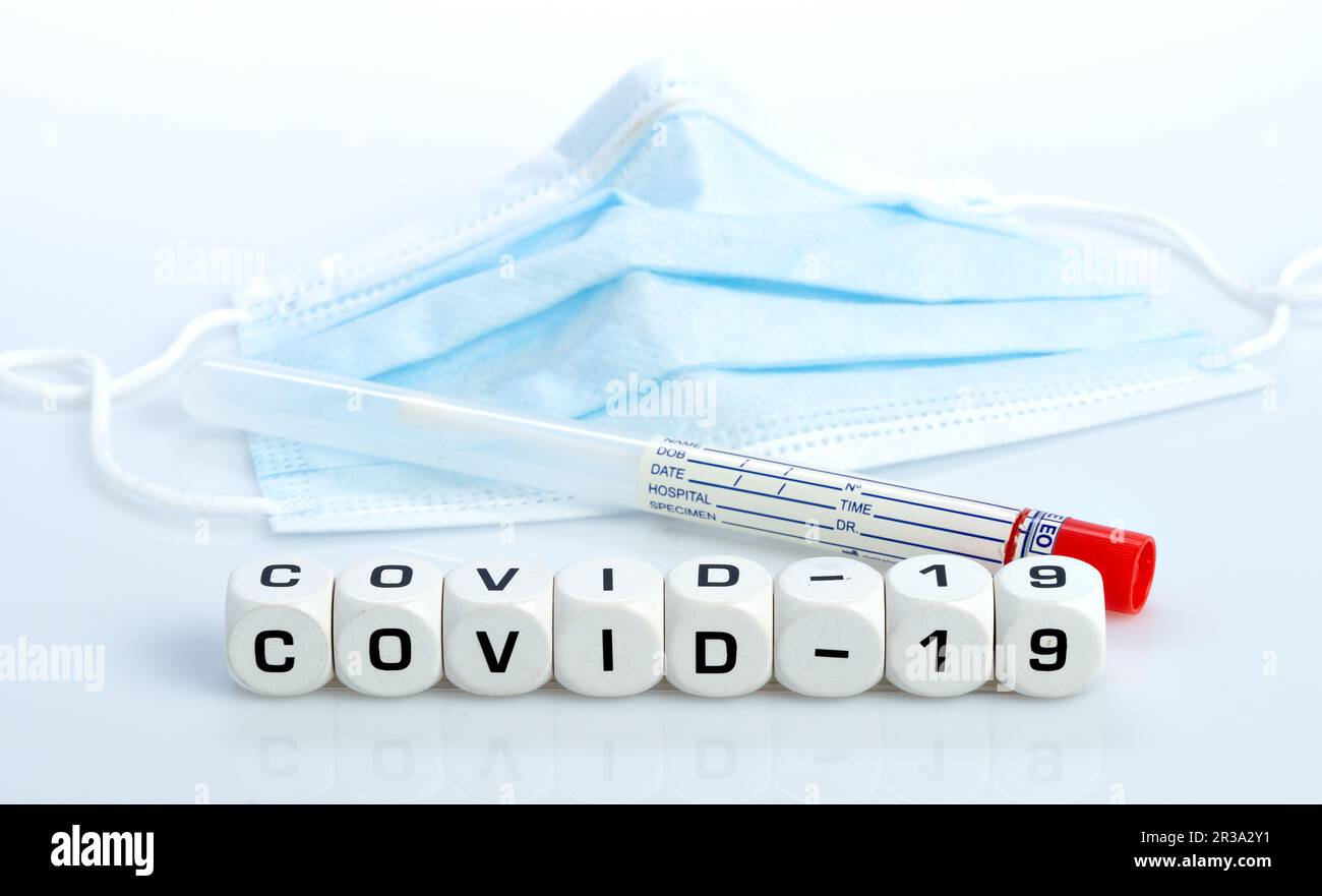 COVID-19-Virus-Test Stockfoto