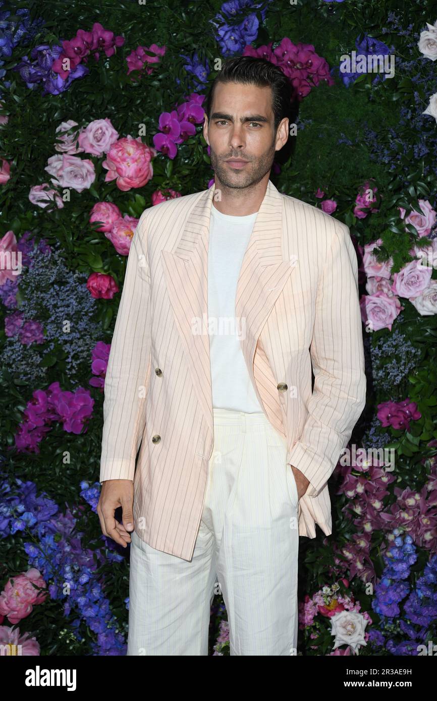 Cannes, Frankreich. 22. Mai 2023. Jon Kortajarena nimmt an der „BOSS X NAOMI - Naomi Campbells Geburtstagsparty“ Teil, die von Daniel Grieder während des 76. Jährlichen Filmfestivals in Cannes am 22. Mai 2023 in der Villa Julia in Cannes, Frankreich, ausgerichtet wird. Kredit: SIPA USA/Alamy Live News Stockfoto