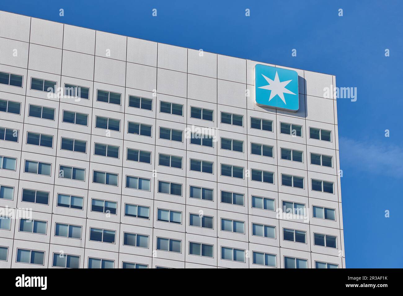Bürogebäude Maersk in Rotterdam Stockfoto
