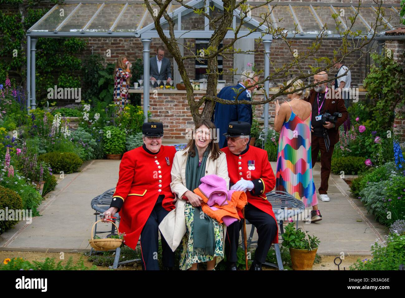 London, Großbritannien, 22. Mai 2023, Chelsea Flower Show beginnt am 23. Mai 2023. Das Thema dieses Jahres ist die regenerative Kraft von Gärten und Gartenarbeit, sowohl für Menschen als auch für die Umwelt. Andrew Lalchan Photography/Alamy Live News Stockfoto