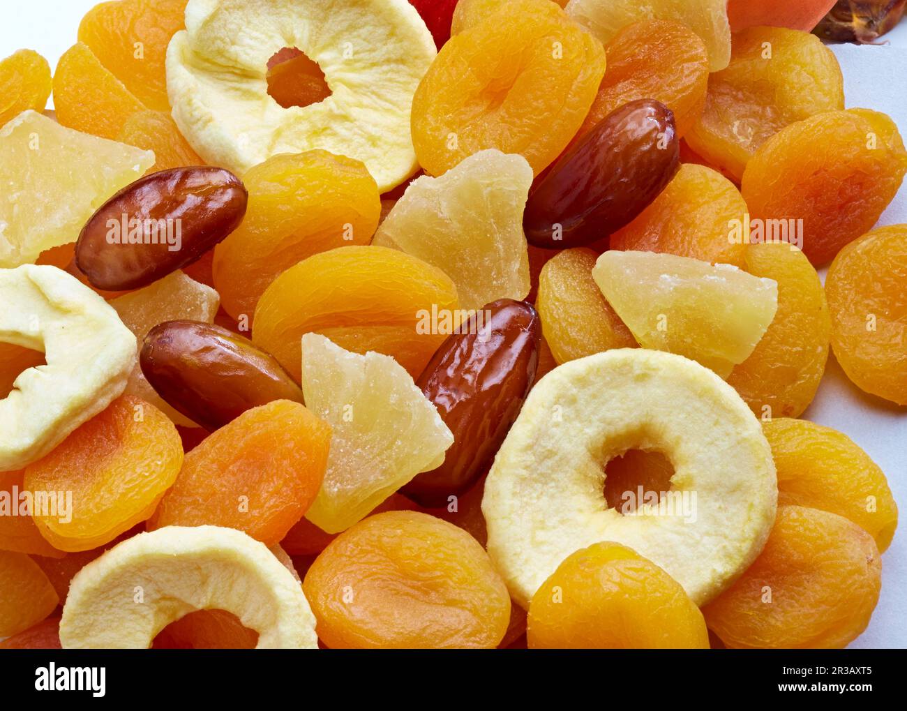 Gemischte getrocknete Früchte (Füllen des Bildes) Stockfoto