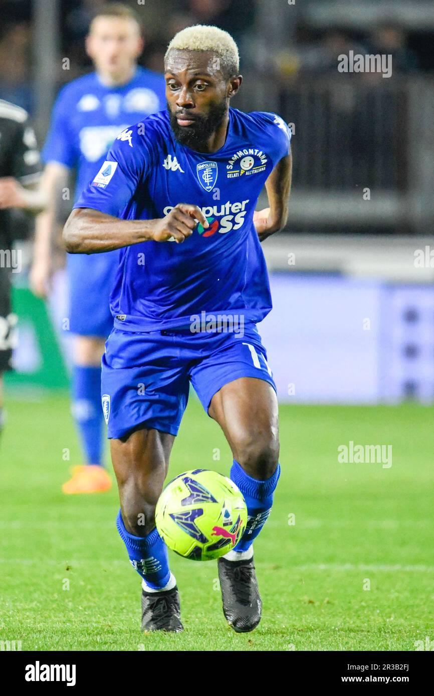 Carlo Castellani Stadion, Empoli, Italien, 22. Mai 2023, Jean-Daniel Akpa Akpro von Empoli während des Empoli FC gegen Juventus FC – italienische Fußballserie A matc Stockfoto