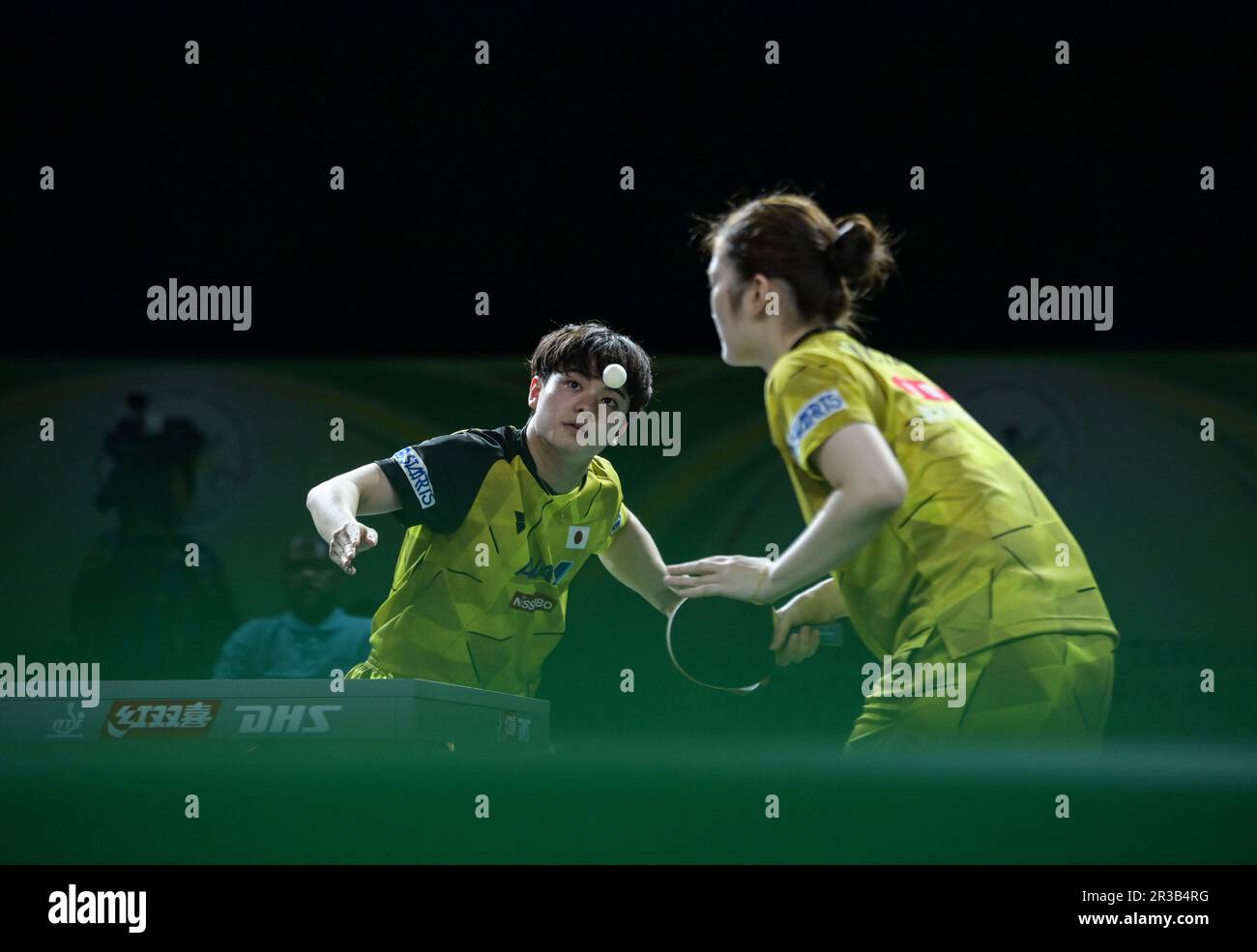 Durban, Südafrika. 23. Mai 2023. UDA Yukiya (L)/Kihara Miyuu aus Japan