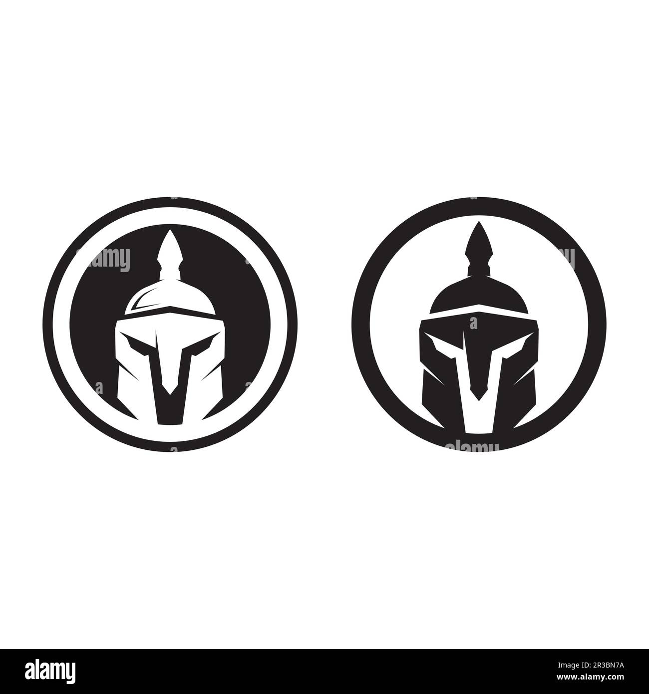 spartan Logo Icon Designs Vektor Stock Vektor