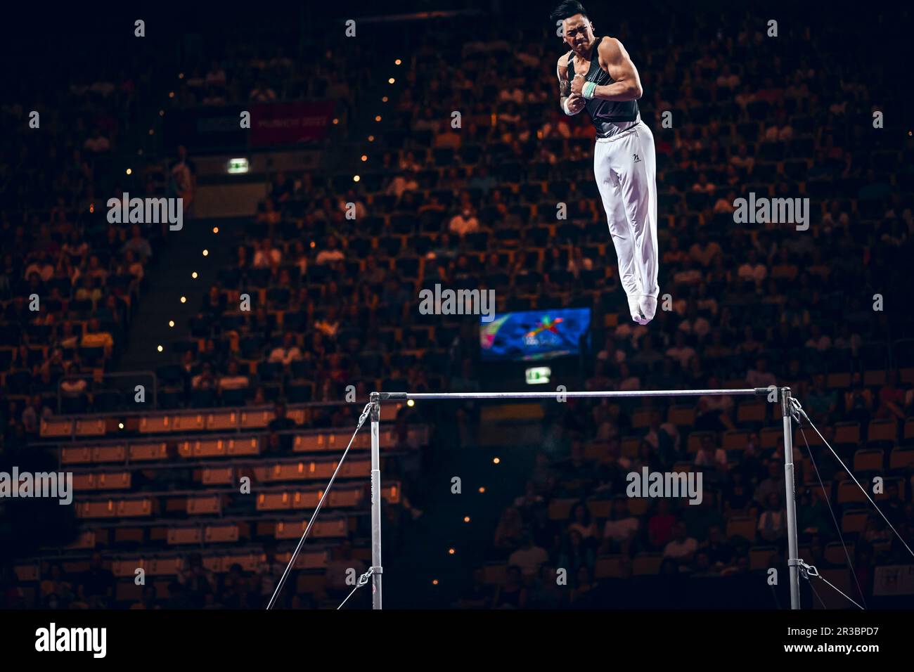 Marios Georgiou nimmt an den Münchner Europameisterschaften 2022 Teil. Stockfoto