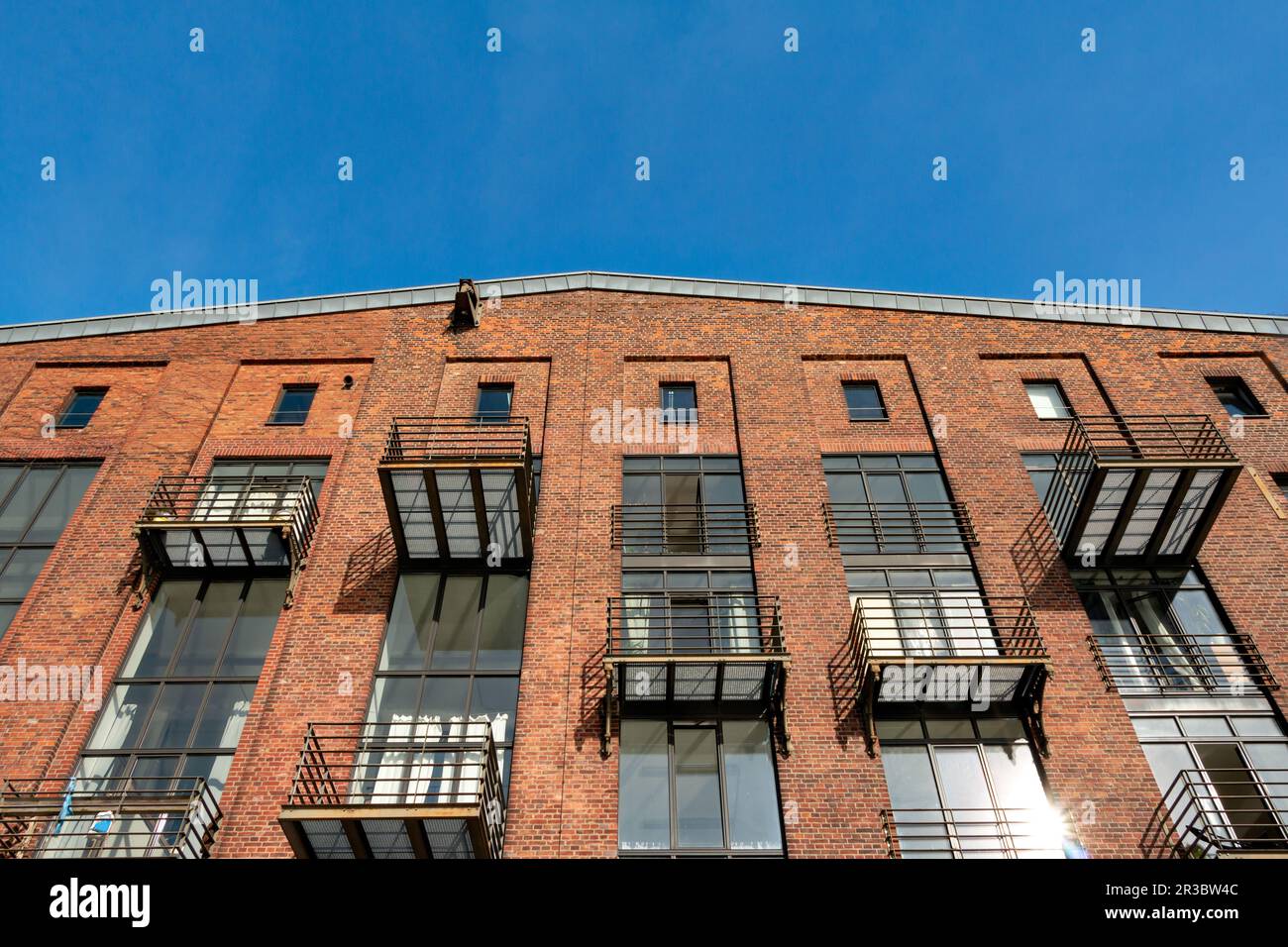 Creative Quay, Kanalhafen von MÃ¼nster in Westfalen Stockfoto