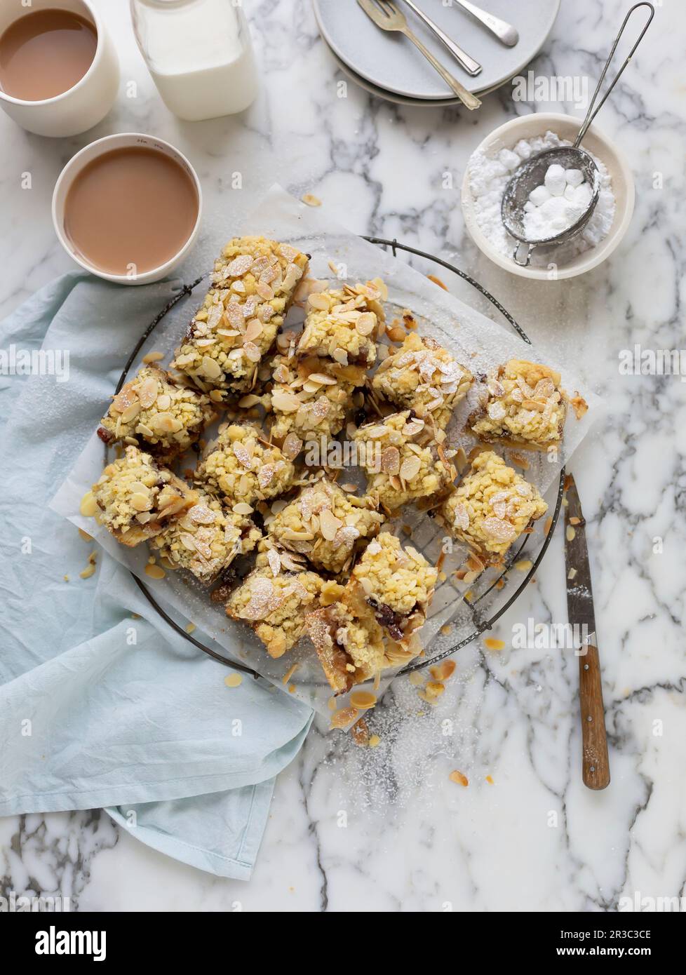 Hackkuchen-Bröckelstäbchen Stockfoto