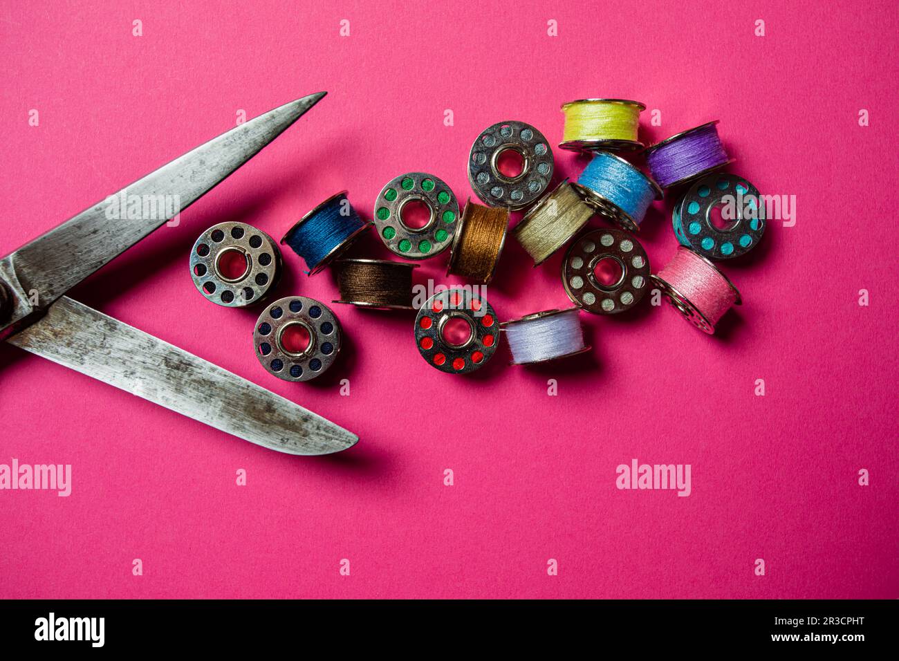 Verbringen Sie Ferien oder Freizeit tun Handarbeiten Stockfoto