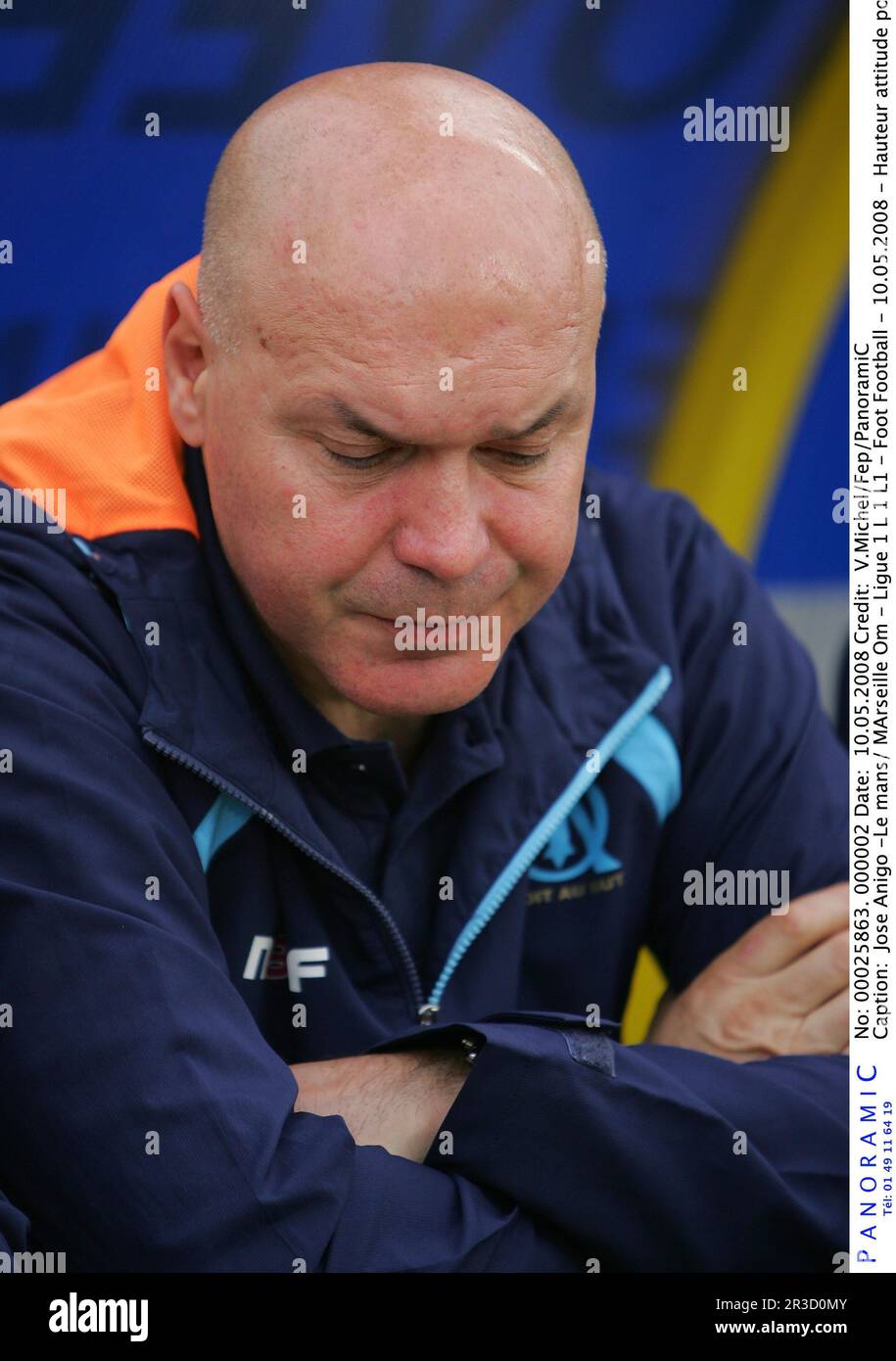 NEWS : der Sohn von Jose ANIGO, der in Marseille getötet wurde - 09/05/2013 Jose ANIGO - Le mans/ Marseille Om - Ligue 1 L 1 L1 - Fußball - 10.05.2008 - Hauteu Stockfoto