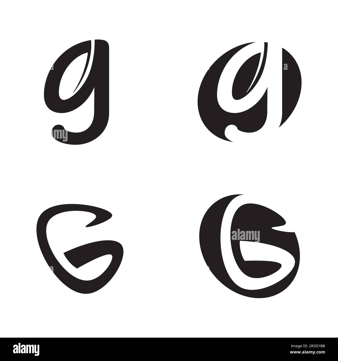 G Schreiben vector illustration symbol Logo Template Design Stock Vektor