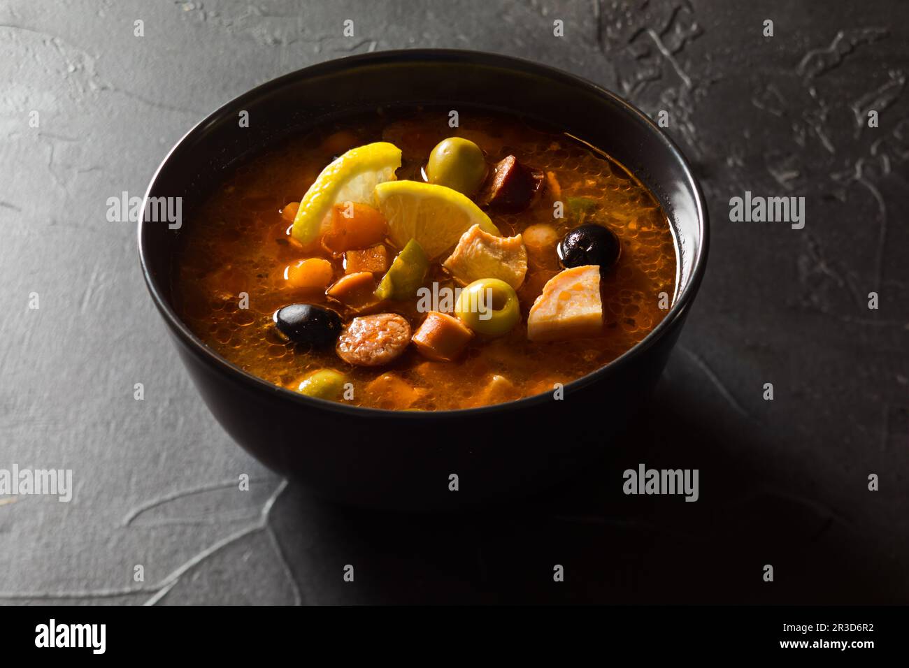 Ideen zum Kochen und Kombinieren inkompatibler Zutaten Stockfoto