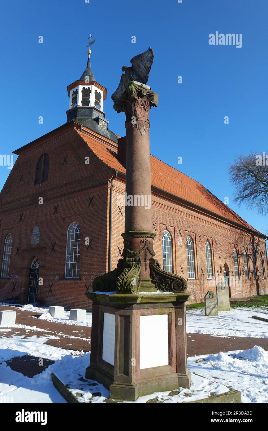 Kirchenarchitektur in Norddeutschland Stockfoto